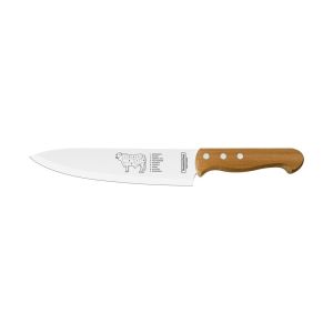 Faca Inox com Cabo de Madeira Natural 8" Tramontina