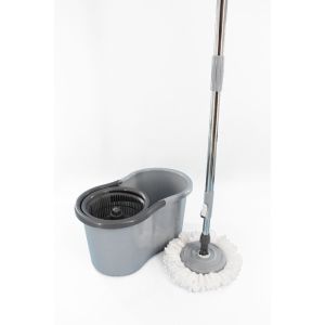 Kit Mop 4L Essential Redondo Cinza Casa&Ideia