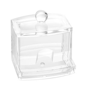 Porta Cotonete 2000x2000 Acrílico Transparente Coliseu