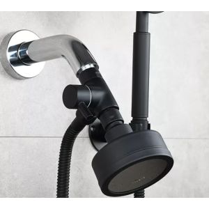 Chuveiro com Desviador 1/2" Tokyo 1 Jato Black Addra