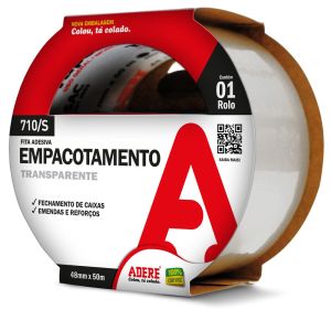 Fita Adesiva 48mmx100m Empacotamento Transparente Adere