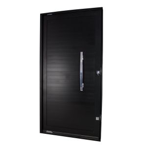 Porta Lambri Nobre com puxador 90x215 Preto CRV