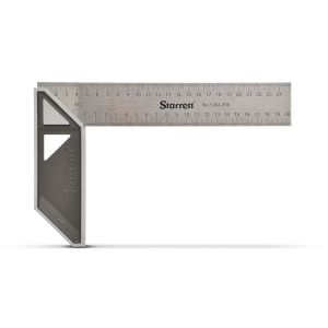Esquadro Carpintaria Alumínio Com Cabo 300mm Cinza Starrett
