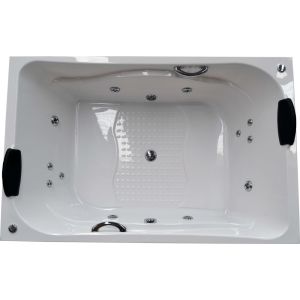 Banheira Acrílica Ancona Luxo 1,70x1,10 Branca Stamplas