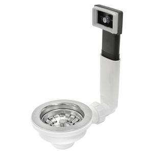 Válvula para Pias e Cubas com Escape 4 1/2 Aço Inox Tramontina