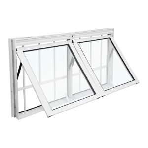 Janela Nobre Maxim-ar 2 Folhas Com Grade 1,00x0,50 Branca Crv