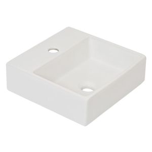 Cuba para Banheiro de Apoio com Mesa Branca 35x35 Fiori