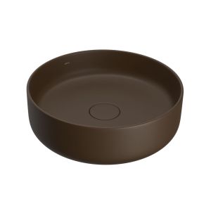 Cuba para Banheiro de Apoio Redonda Slim 40cm Marrom Fosco L.12040.22 Deca