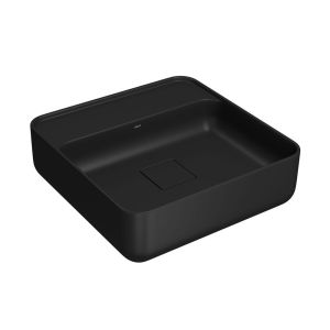 Cuba para Banheiro de Apoio Quadrada com Mesa Slim 40x40 Ebano Fosco L.11040.M.94 Deca