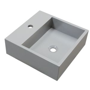 Cuba para Banheiro de Apoio Onix 40x40 Chumbo Fosco Venturi