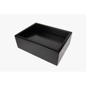 Cuba para Banheiro de Apoio Quartzo Preto Fosco 40x30 Venturi