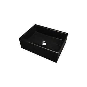 Cuba para Banheiro de Apoio Rubi Preto Fosco 40x30 Venturi