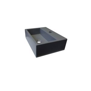 Cuba para Banheiro Safira 40x30cm Chumbo Fosco Venturi