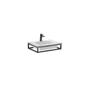 Bancada de Alumínio Iron Black Branco Fosco 60x45 Venturi