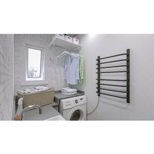 Toalheiro Térmico 1 Toalha lado Direito 220V Preto Flape