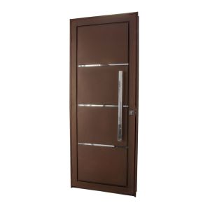 Porta Pivotante Social Direito com Friso Corten 215x105 CRV