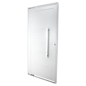 Porta Pivotante Lambri R47 Direito com Puxador Reto 215X100 Branco CRV