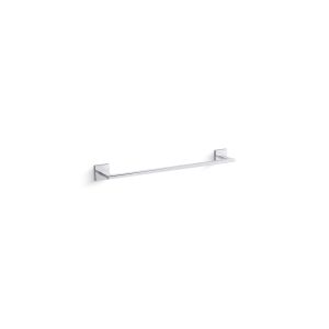 Toalheiro com Barra Square Cromado 45cm Kohler