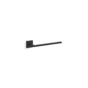 Toalheiro com Barra Square Preto Kohler