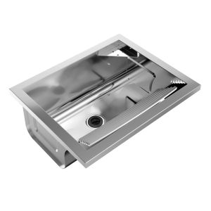 Tanque de Sobrepor com Válvula 35L Aço Inox Docol