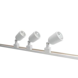 Kit Trilho com 3 Lâmpadas 7W Brand 6000K Bivolt Luz Branca Vitralux