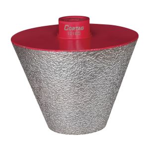 Fresa Diamantada Cônica M14 35 a 75mm Cortag