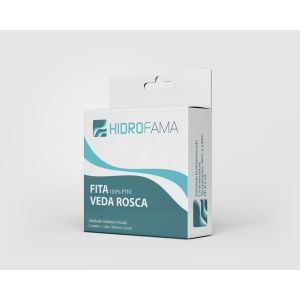Veda Rosca Branco 18mmx25m Hidrofama
