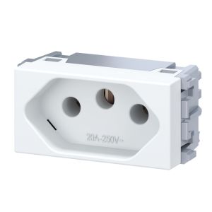 Módulo Tomada 2P+T 20A Esatta Branco Weg
