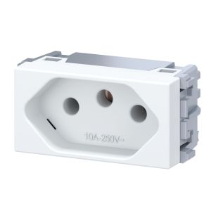 Módulo Tomada 2P+T 10A Esatta Branco Weg