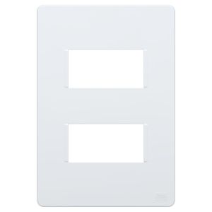 Placa 4x2 para dois Postos Esatta Branco Weg