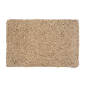 Tapete para Banheiro Gentle Algodão 40x60cm Bege Casa&Ideia