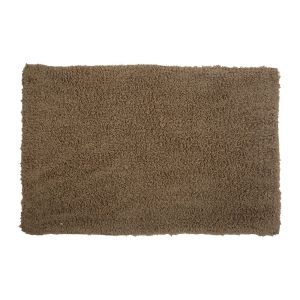 Tapete para Banheiro Gentle Algodão 40x60 Marrom Casa&Ideia