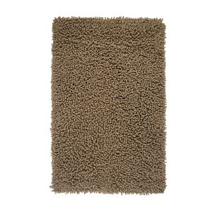 Tapete para Banheiro Chenille 50x80 Marrom Casa&Ideia