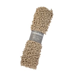 Tapete para Banheiro Chenille 40x60cm Bege Casa&Ideia