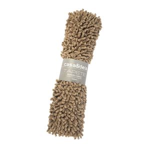 Tapete para Banheiro Chenille 40x60cm Marrom Casa&Ideia