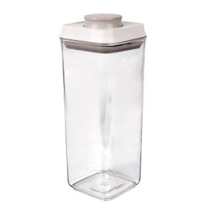 Pote para Mantimentos a Vácuo 1700ml Branco Casa&Ideia