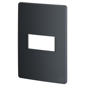 Placa 4x2 1 Seção Esatta Grafite Escuro Weg