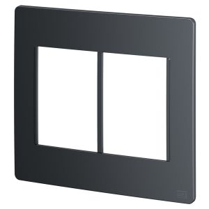 Placa 4x4 6 Seções Esatta Grafite Escuro Weg