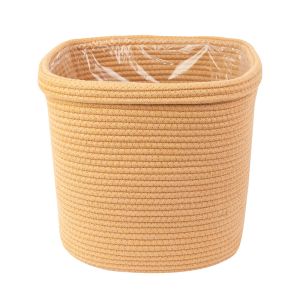Cesta Decorativa sem Alça 33x33x27cm Cream Fascino