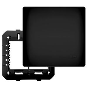 Placa Cega 4x4 Habitat Horizontal Preto Fame