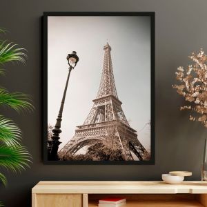 Quadro Paris 50x70cm Preto Diagonal