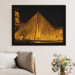 Quadro Paris 30x40 Preto Diagonal