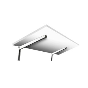 Mesa Dobravél 1,5x40x90cm Branco Prat-K