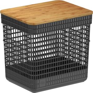 Cesto Plástico 8L CG 255 PTG Preta Martiplast