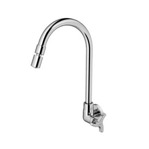 Torneira para Cozinha de Parede Bica Alta 1/2" Nova Trio Cromado Docol