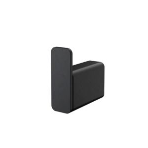 Cabide para Banheiro Docolflat Onix Preto Fosco Docol