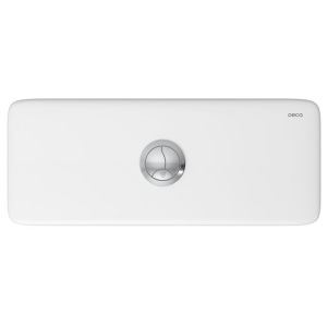 Caixa Acoplada Quadra Axis Living Piano Unic Branco Gelo Deca