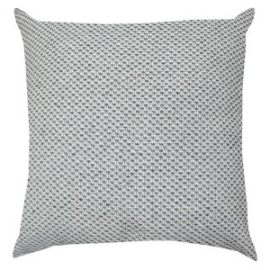 Almofada Helsinque Tramado 43x43cm Cinza e Branco Diagonal