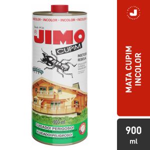JIMO Cupim Eficaz Contra Cupim e Brocas Tratamento Preventivo e Curativo da Madeira Seca em Ambientes Internos e Externos Incolor Não Altera Cor da Madeira Lata 900ml