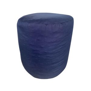 Puff Flop 35x35cm Azul Marinho Diagonal